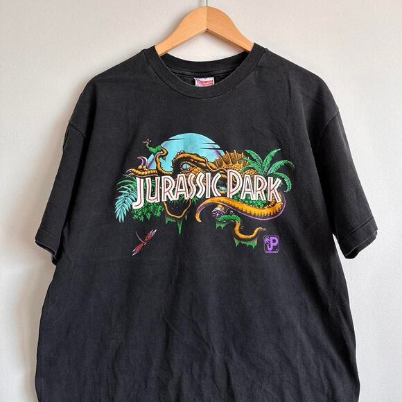 Vintage 1993 Jurassic Park Shirt - Picture 2 of 7